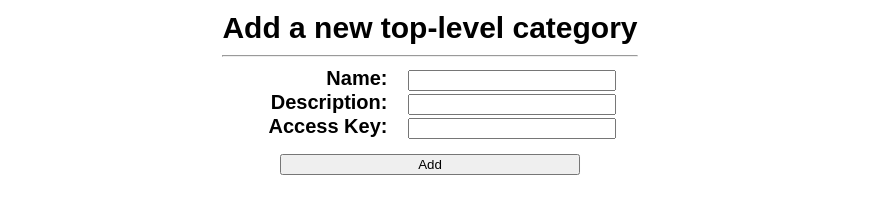 add category add category