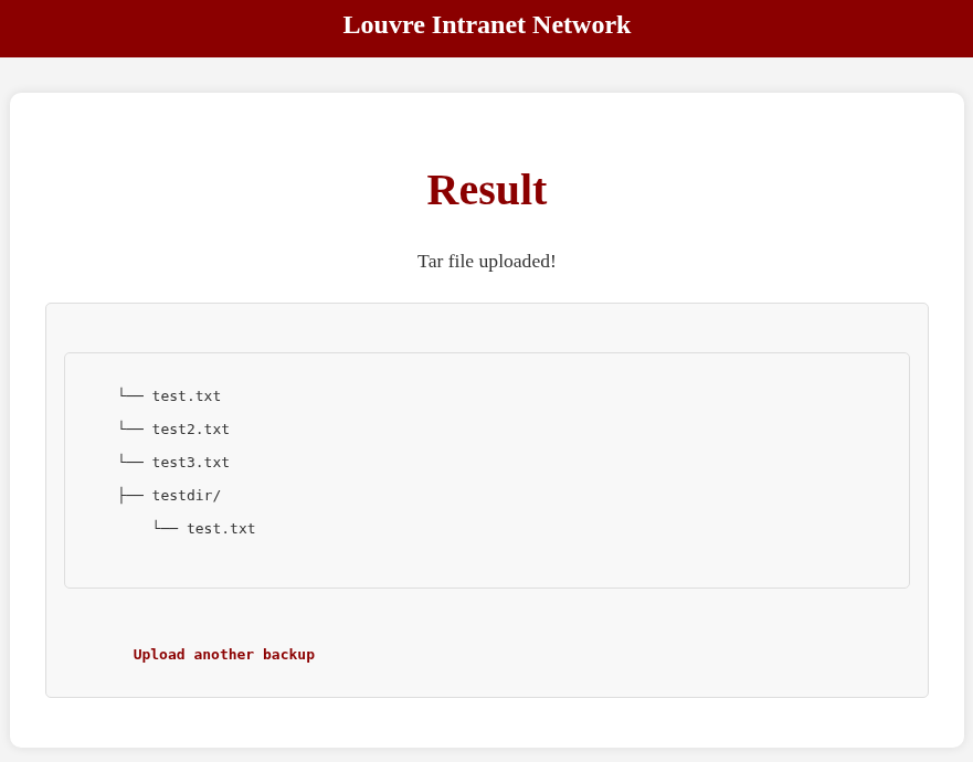 uploaded benign tar archive