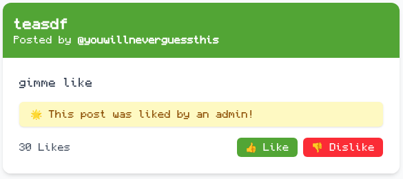 admin liked admin liked